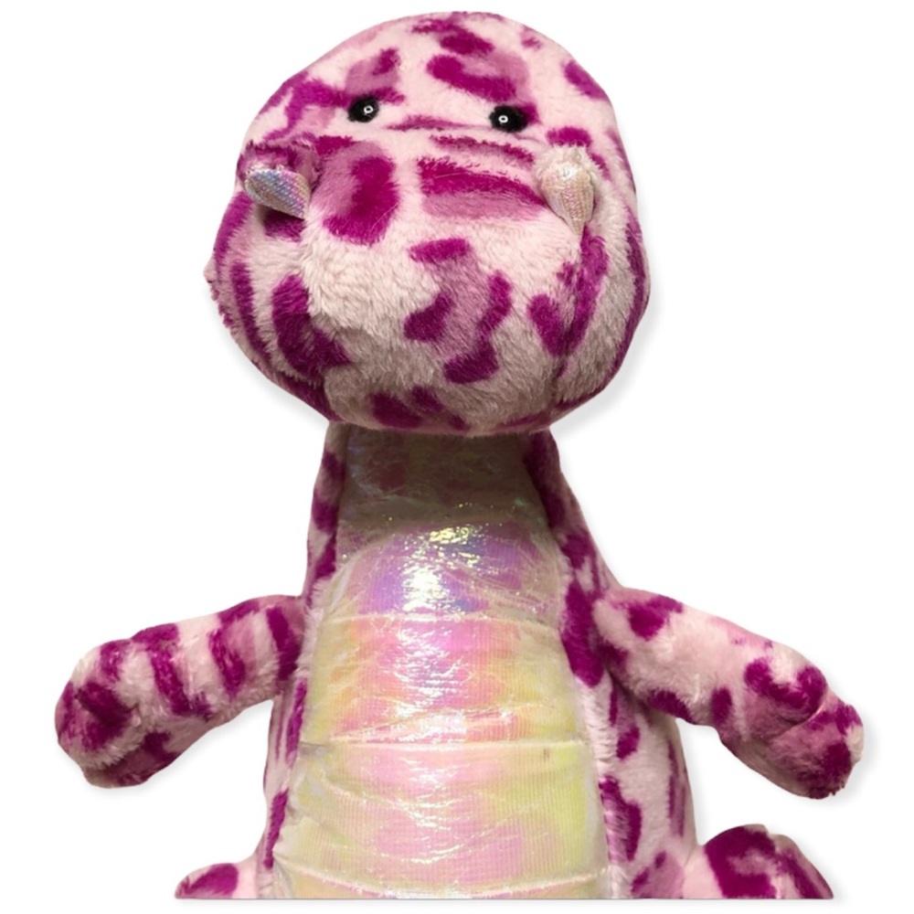 WEBKINZ Spotty Dinosaur Plush Stuffed Animal Pink Ganz
